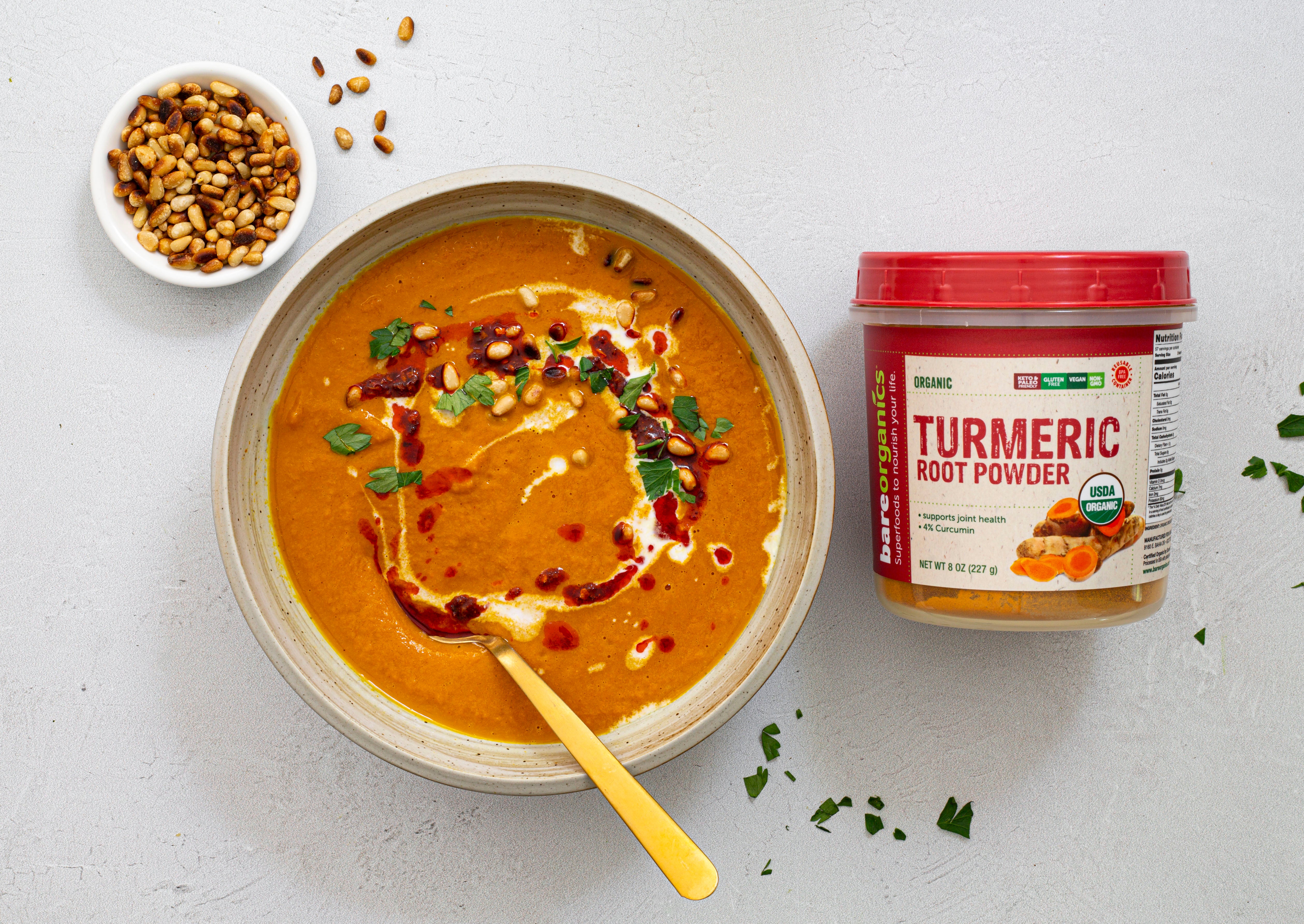 Carrot Ginger Turmeric Soup