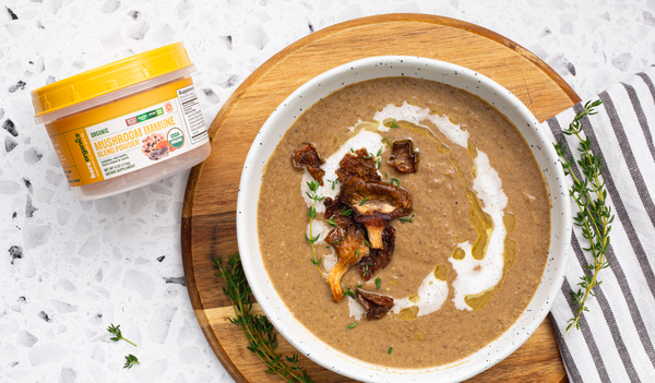 Organic Wild Mushroom Soup Recipe &ndash; BareOrganics.com