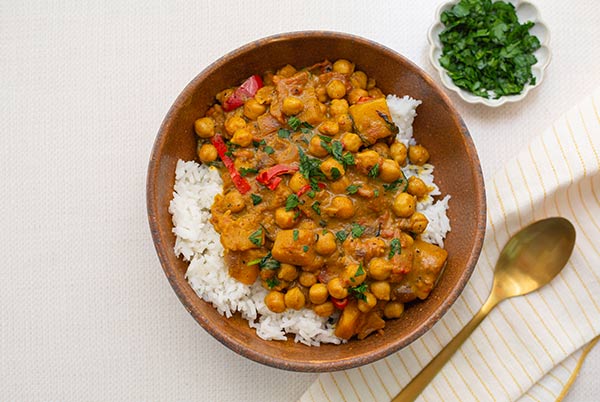 Gluten-Free & Vegan Creamy Chickpea Curry