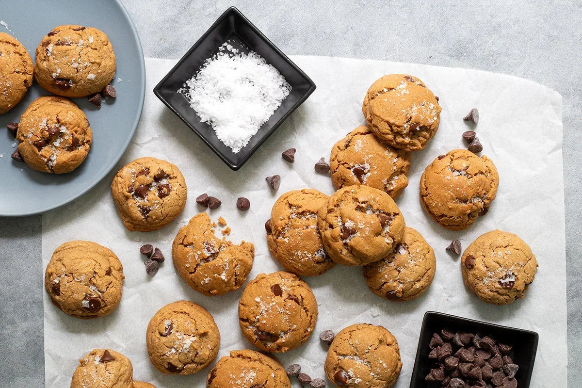 Gluten-Free Salted Chocolate Chip Cookies