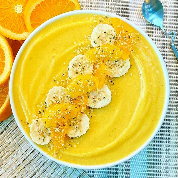 Orange Coconut Milk Powder Creamsicle Smoothie Bowl – BareOrganics.com
