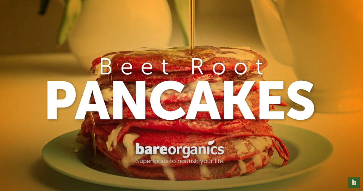 VIDEO RECIPE - Beet Root Pancakes