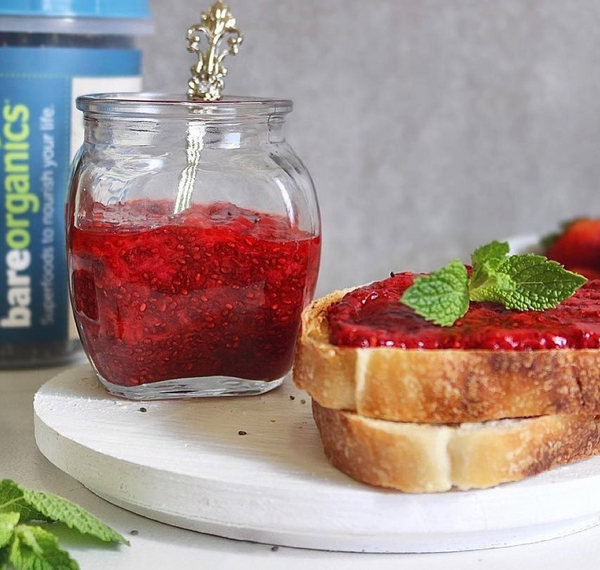 Chia Seed Strawberry Jam – BareOrganics.com