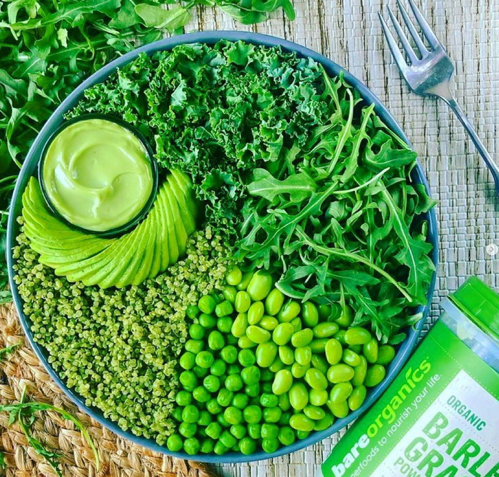 Greens and Barley Quinoa Nourish Bowl