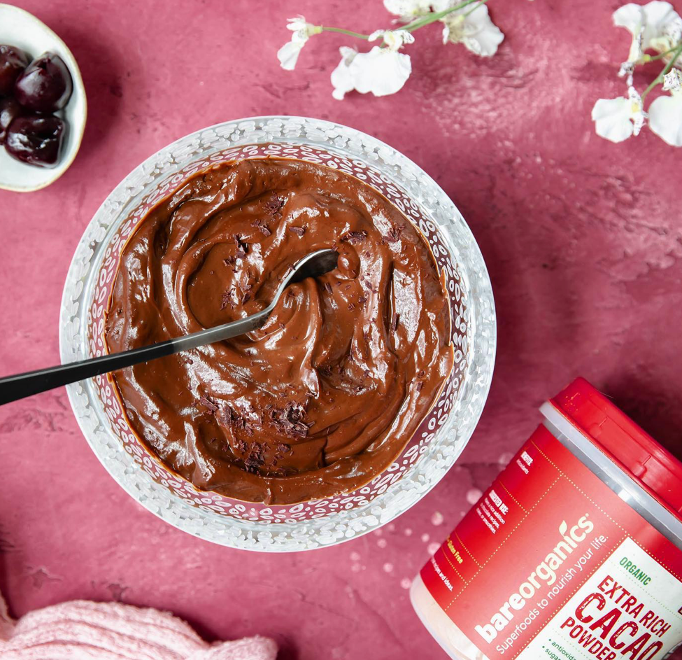 Black Forest Chocolate Mousse with Cacao