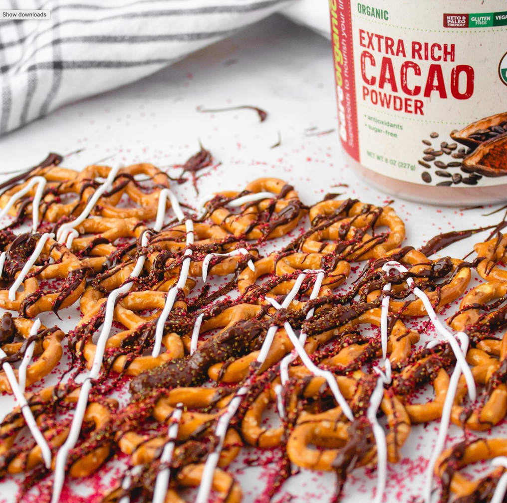 Chocolate Pretzels with Cacao