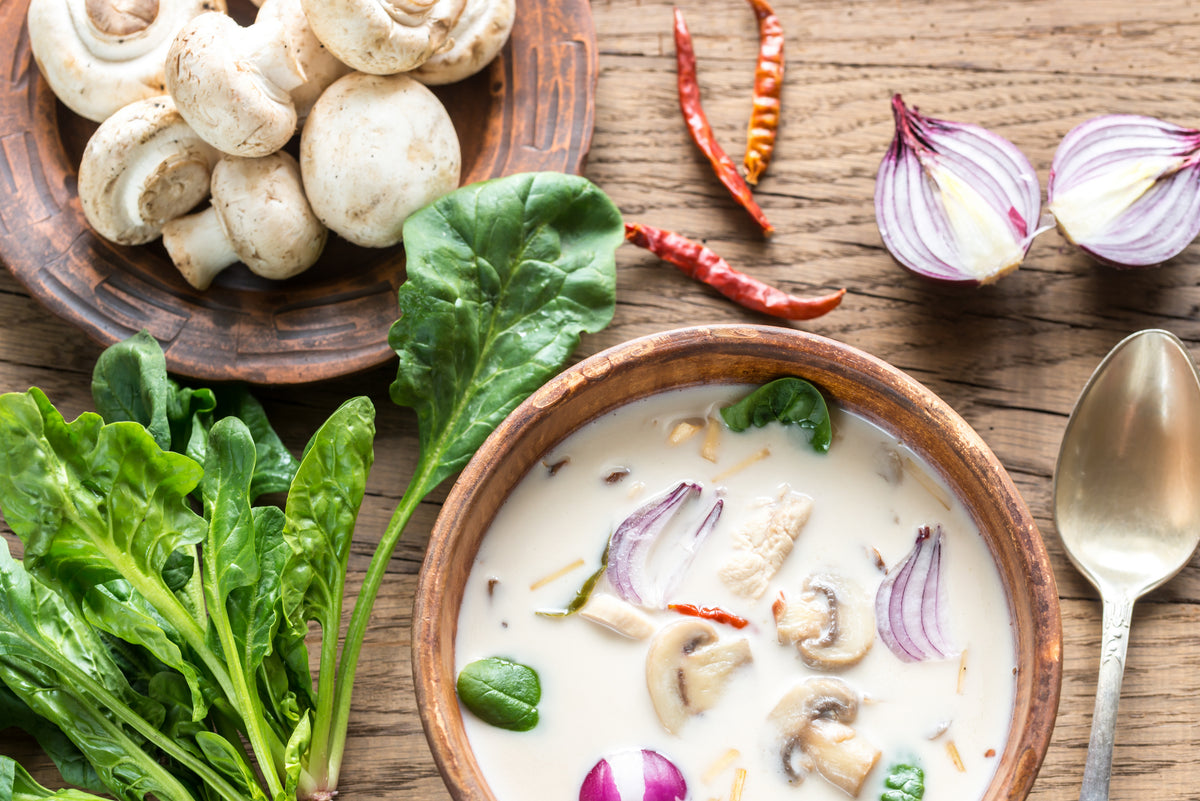 Creamy Chicken and Mushroom Soup