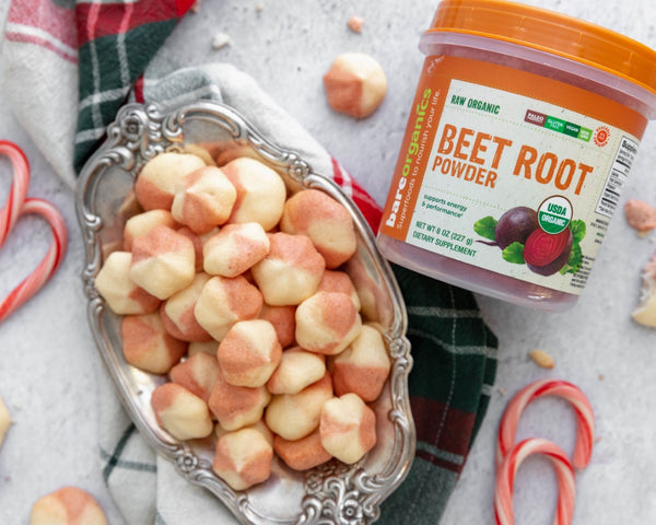 Peppermint Meringues with Beetroot Powder – BareOrganics.com