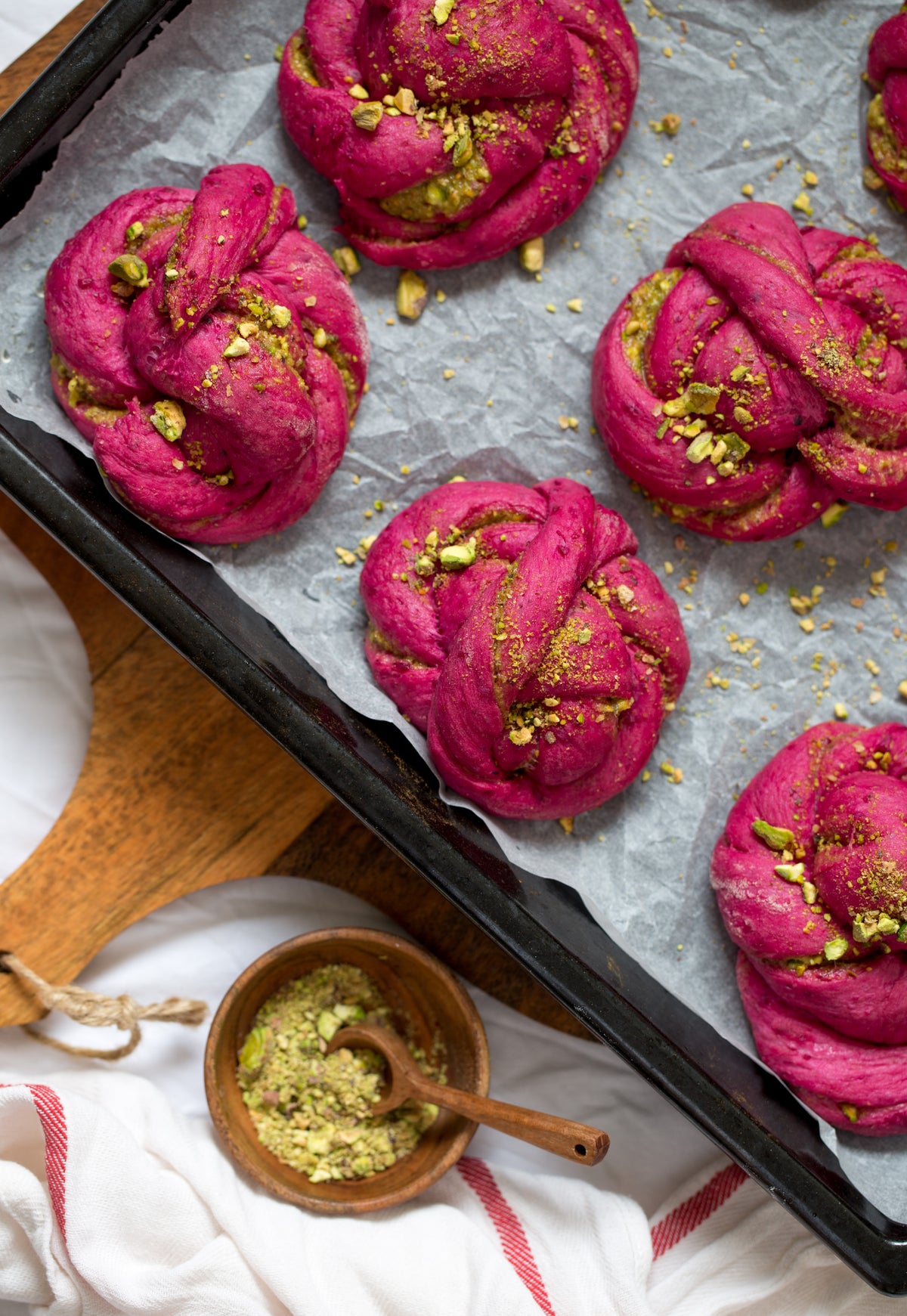 Cinnamon Swirl Beet Buns