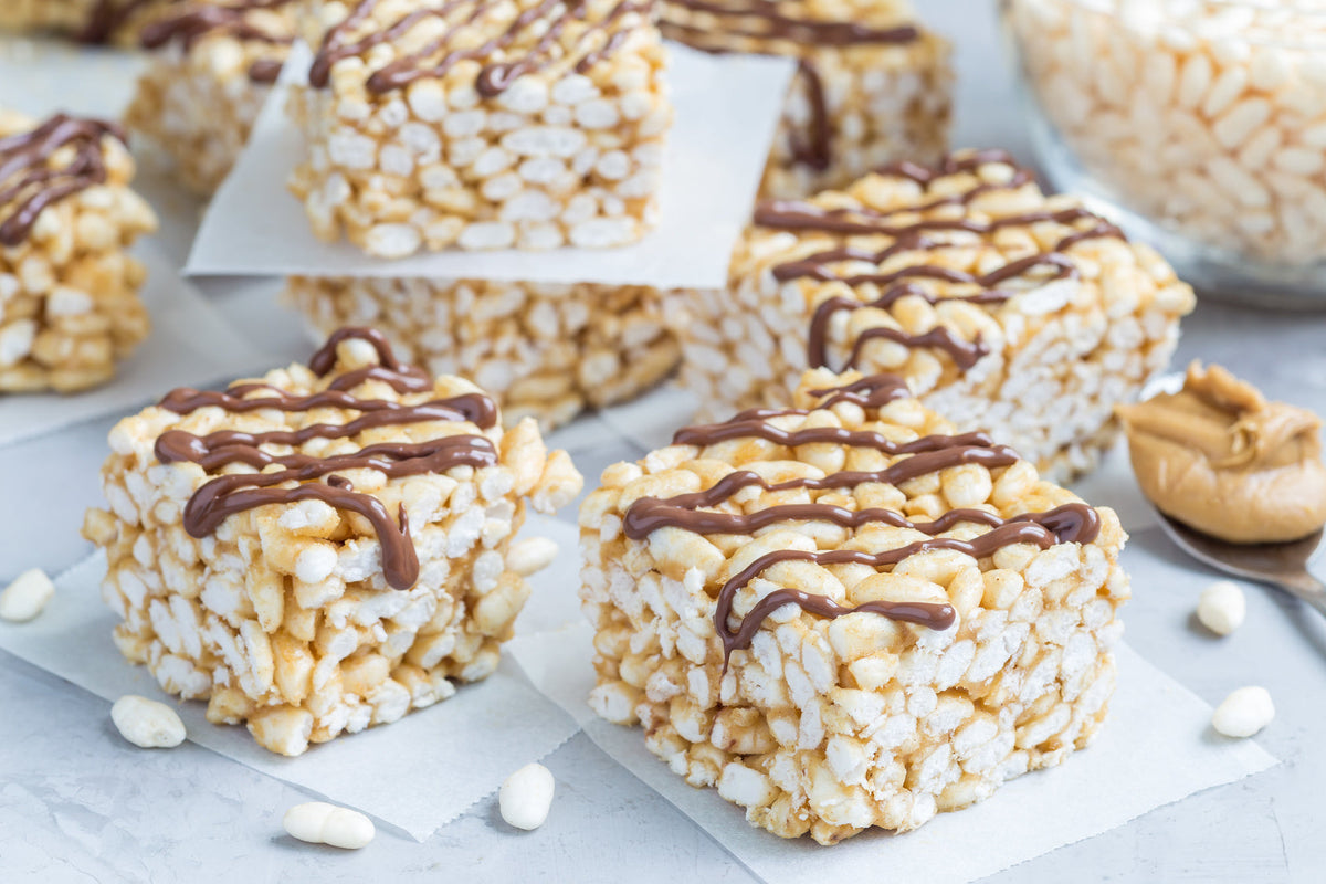 Maca and Chia Rice Crispy Treats
