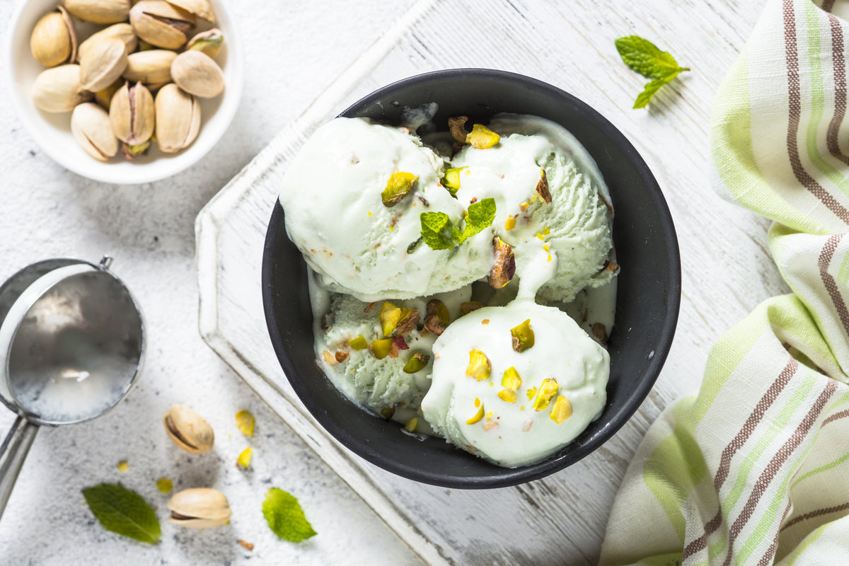 Chlorella Pistachio Ice Cream