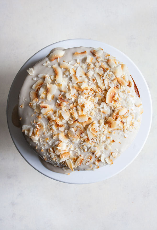 Vegan Golden Milk Cake with Coconut Milk Frosting