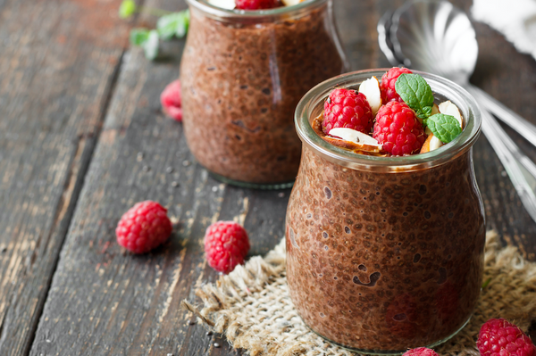 Overnight Indulgence Chocolate Chia Pudding &ndash; BareOrganics.com