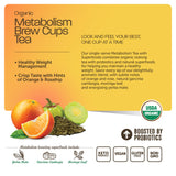 Organic Metabolism Tea with Superfoods (10ct Single Serve Cups)