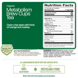 Organic Metabolism Tea with Superfoods (10ct Single Serve Cups)