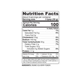 BareOrganics Organic Goji Berry Powder Nutrition Facts Panel