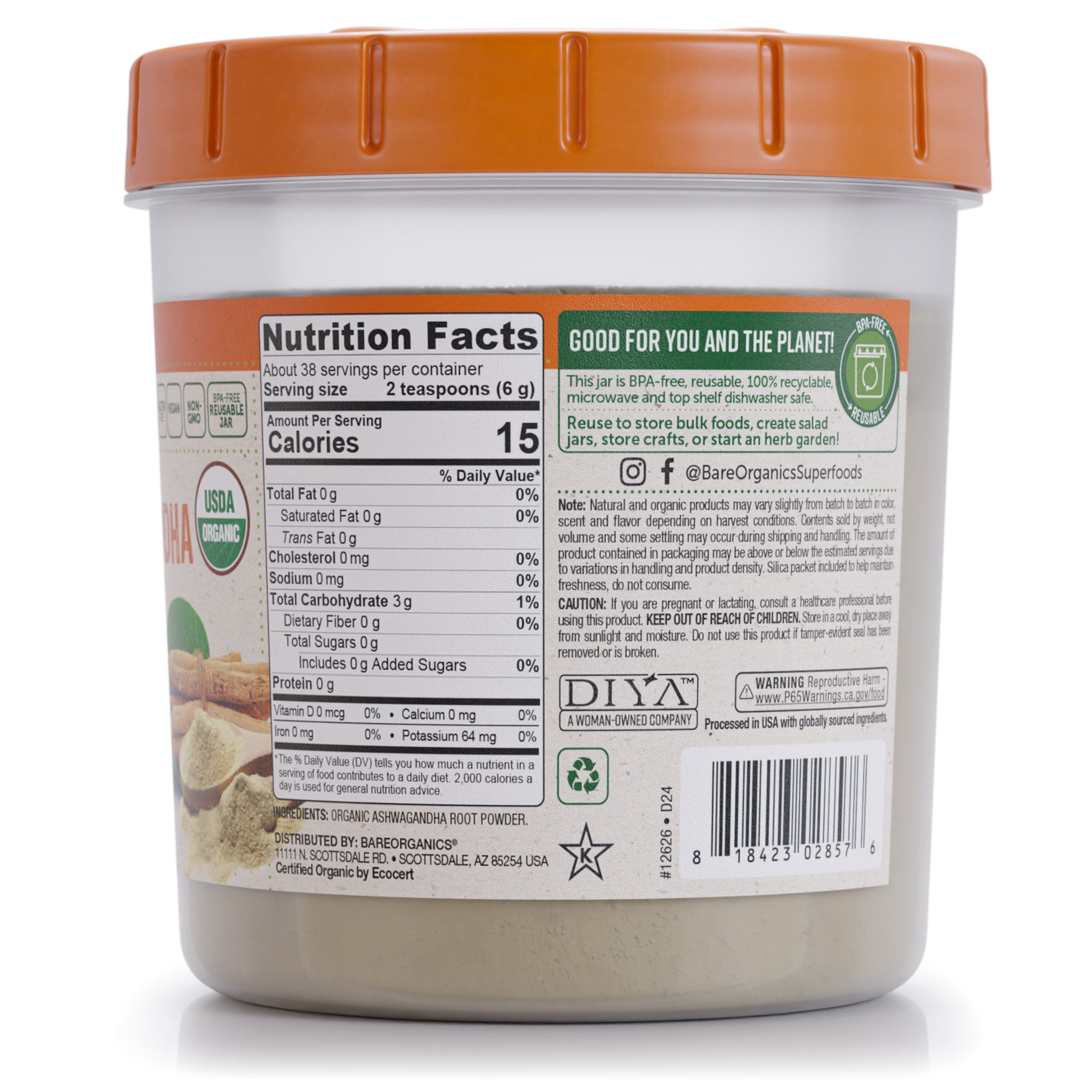 Organic Ashwagandha Root Powder