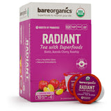 Organic Radiant Tea with Superfoods (10ct Single Serve Cups)