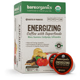 Organic Energizing Coffee With Superfoods (10ct Single Serve Cups)