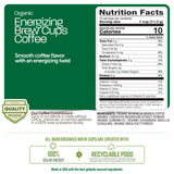 Organic Energizing Coffee With Superfoods (10ct Single Serve Cups)