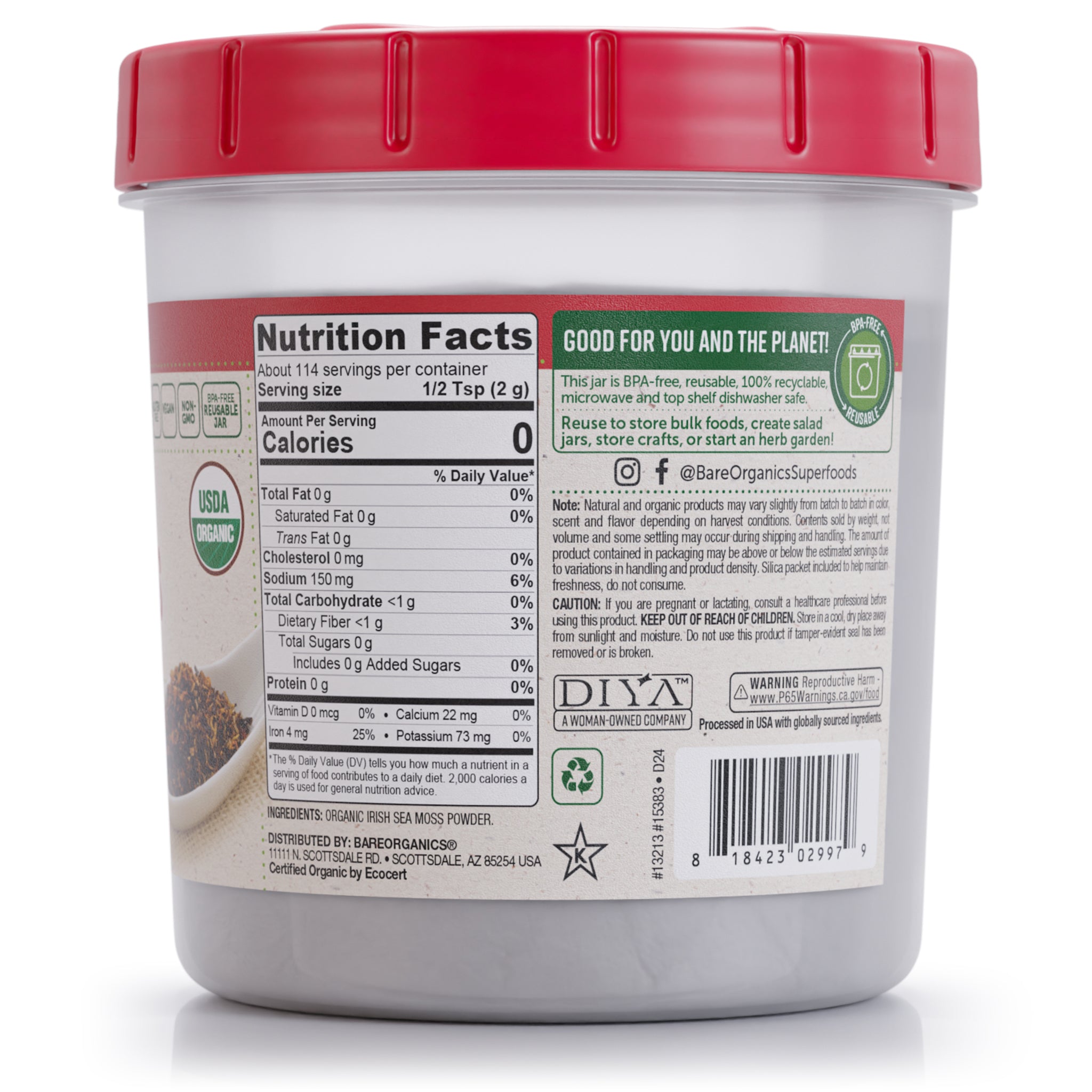 Organic Irish Moss Powder