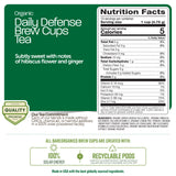 Organic Daily Defense Tea with Superfoods (10ct Single Serve Cups)