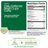 Organic Daily Defense Coffee With Superfoods (10ct Single Serve Cups)