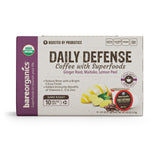 Organic Daily Defense Coffee With Superfoods (10ct Single Serve Cups)
