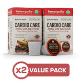 Organic Cardio Care Coffee With Superfoods Bundle (20ct Single Serve Cups)
