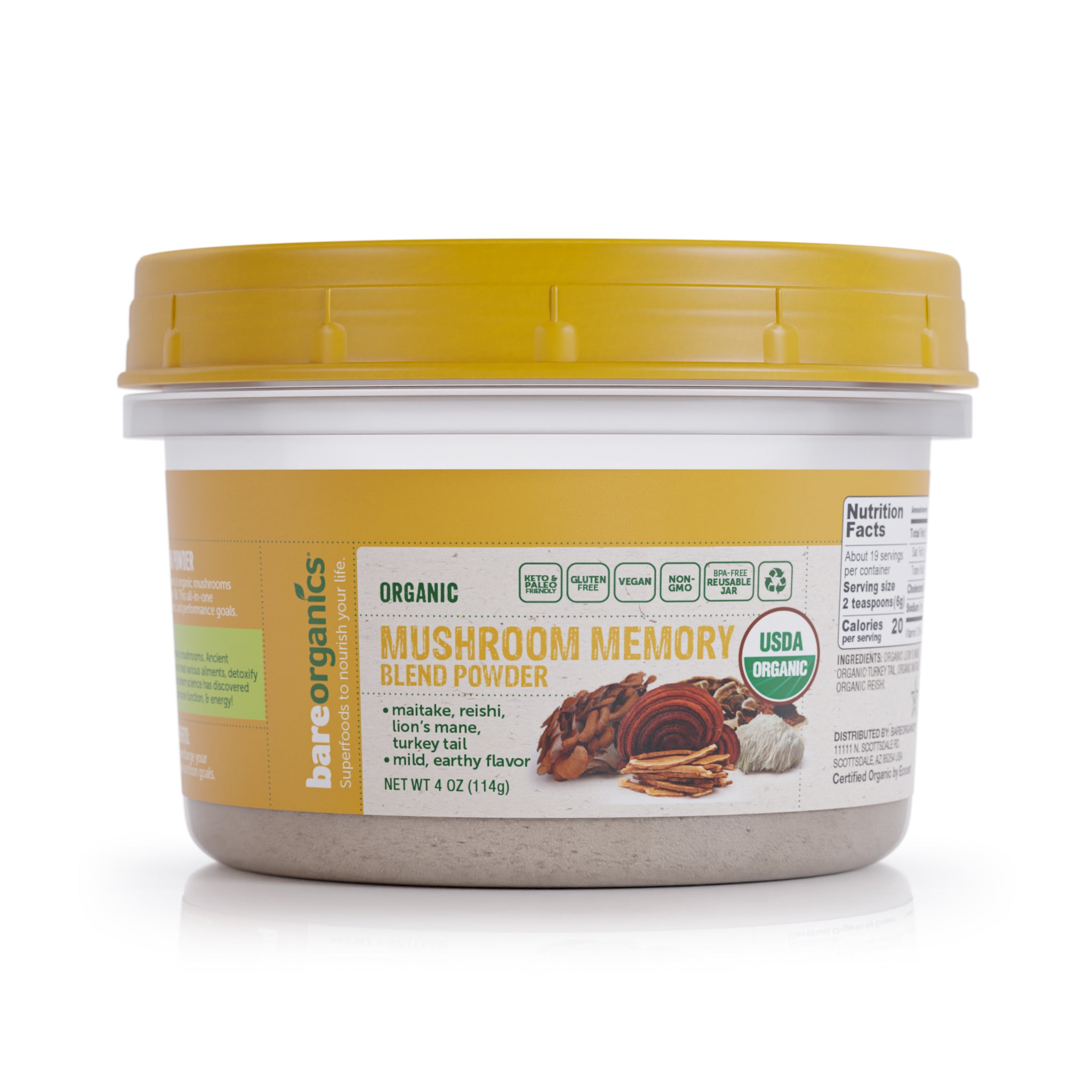 Organic Mushroom Memory Blend