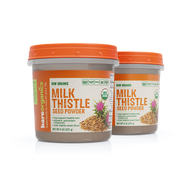 Organic Milk Thistle Seed Powder Bundle