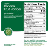 Organic Banana Fruit Powder