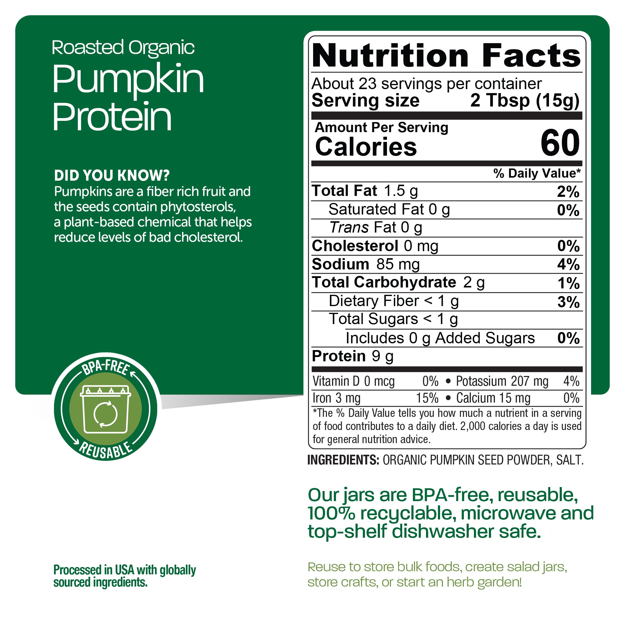 Organic Pumpkin Protein Powder Bundle