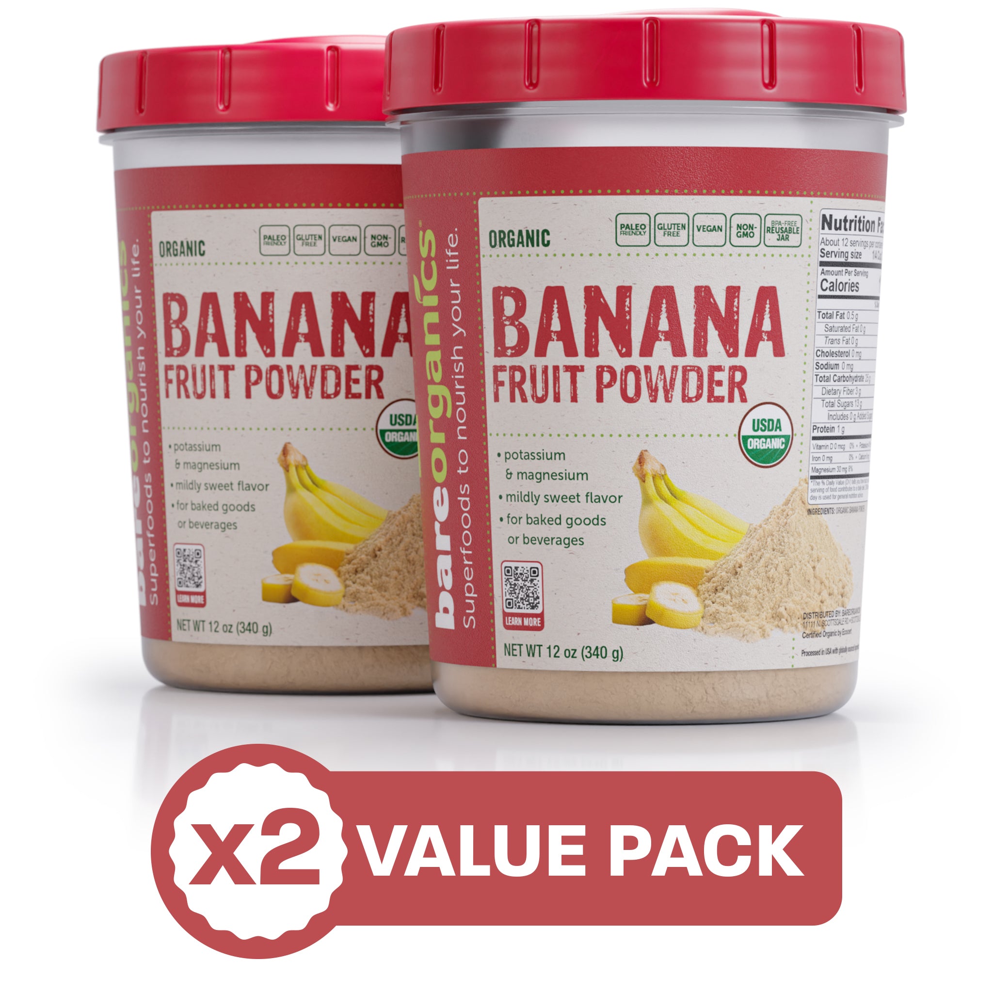Organic Banana Fruit Powder Bundle