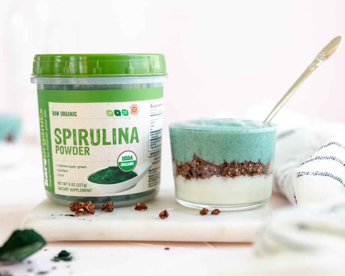 Spirulina Yogurt Parfait