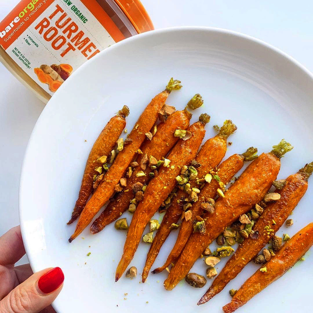 Turmeric Roasted Carrots