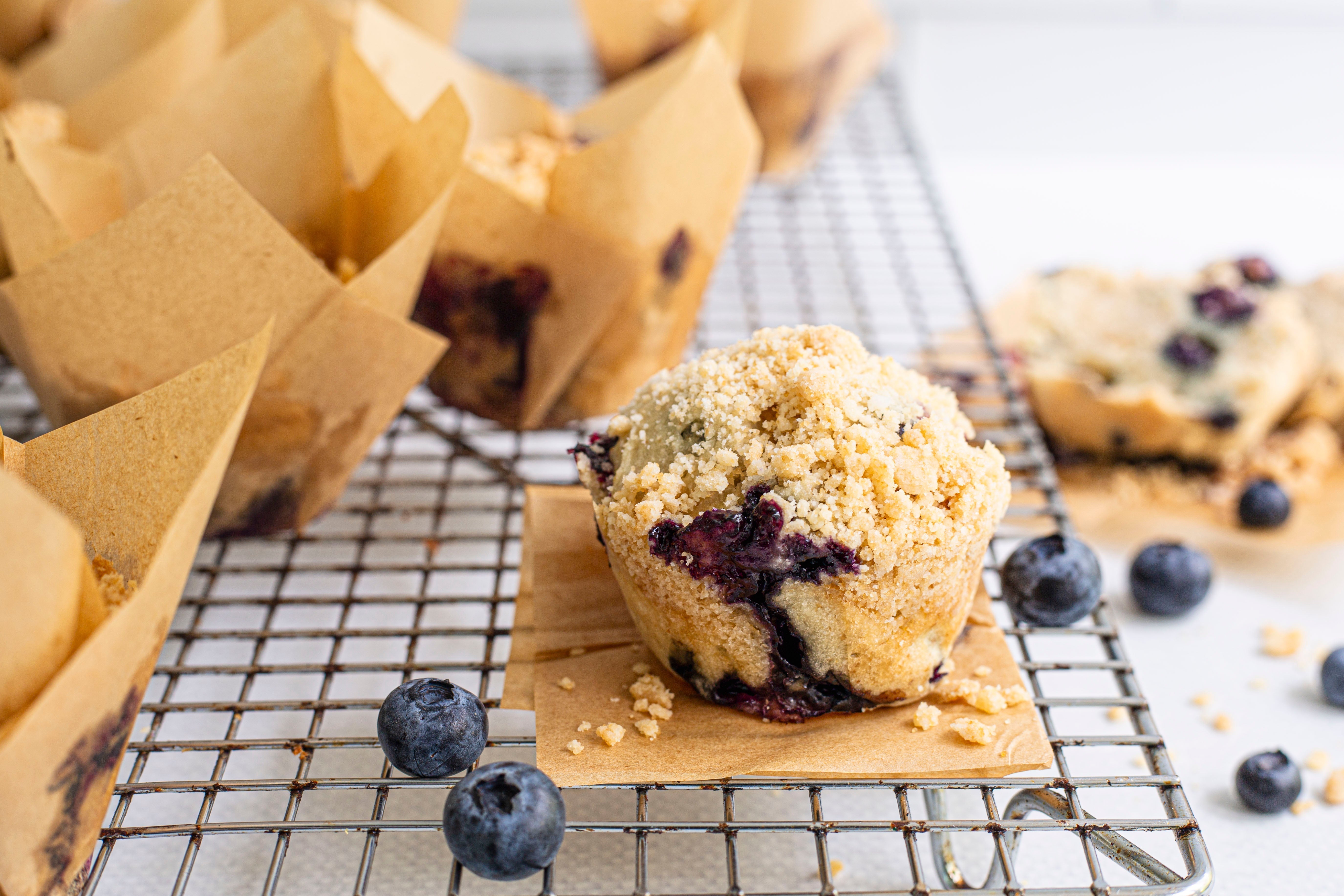 Gluten-Free Blueberry Streusel Muffin Recipe