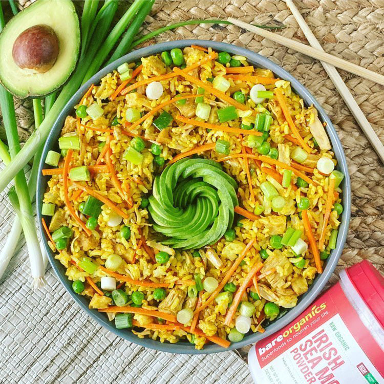 Jackfruit Fried Rice with Irish Moss