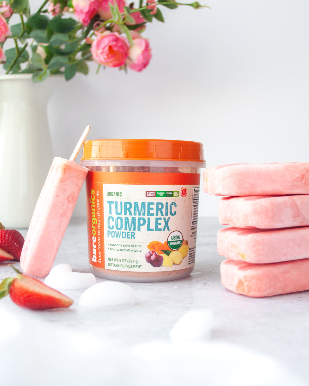 Super Healthy Turmeric Popsicles