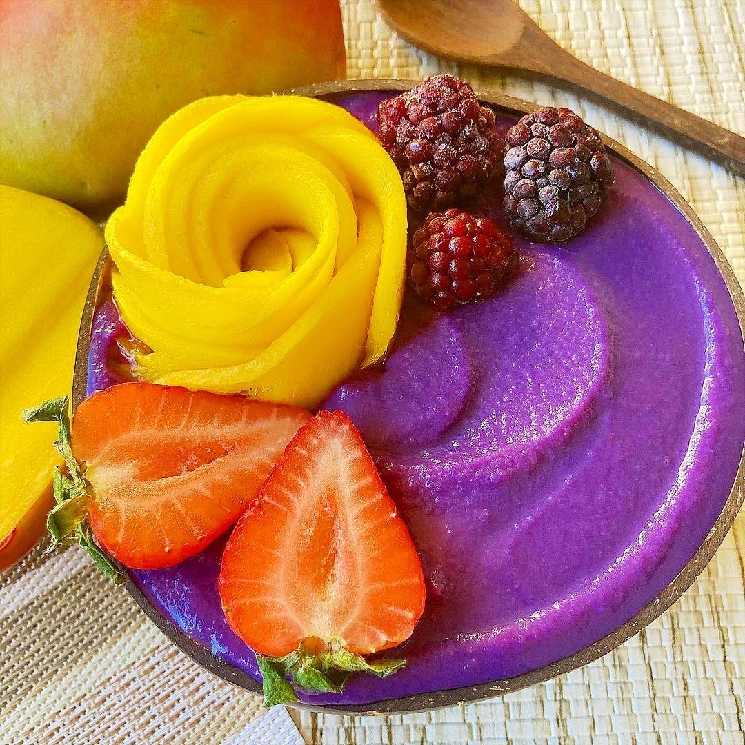 Sweet Smoothie Bowl with Mushroom Immune Blend