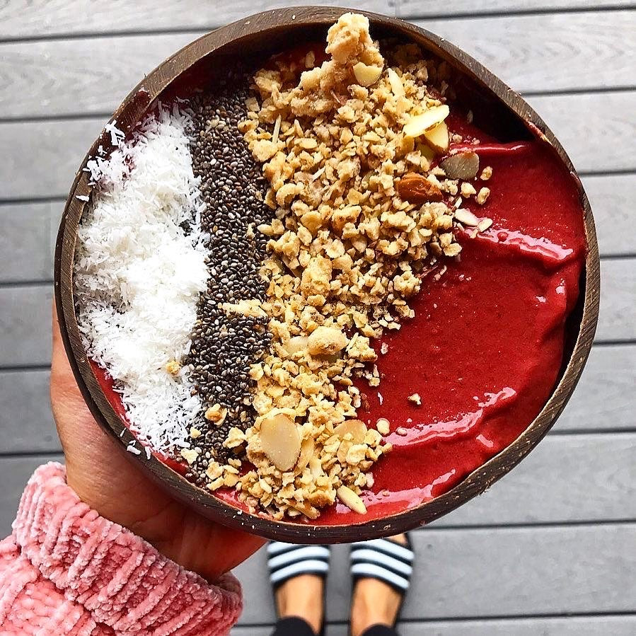 Power Packed Cauliflower, Kale and Protein Acai Bowl