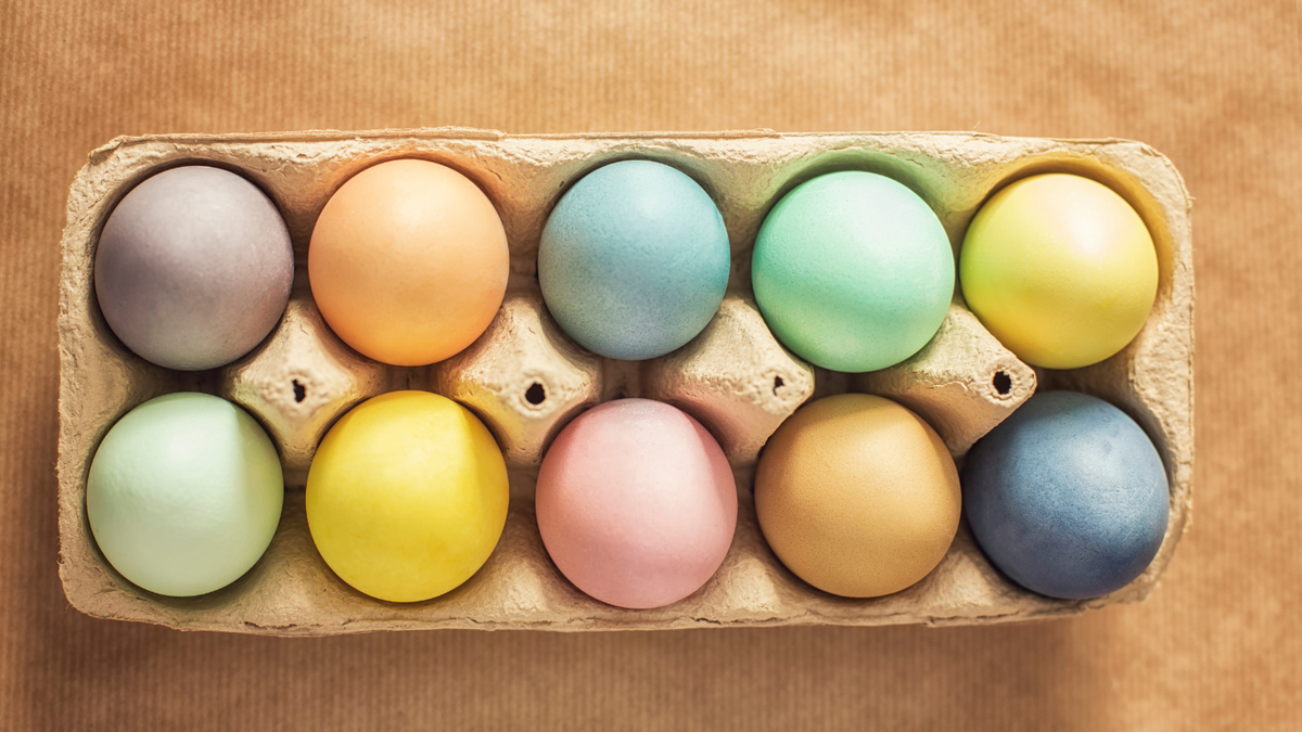 Organic Naturally-Dyed Easter Eggs