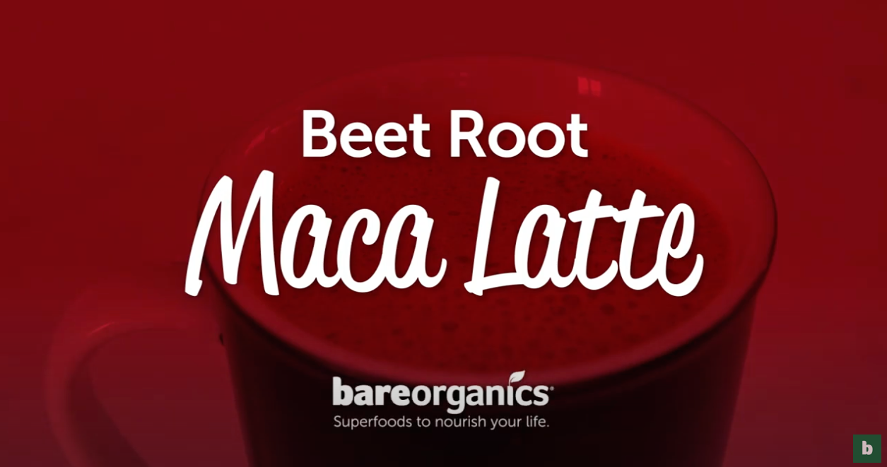 VIDEO RECIPE - Beet Root Maca Latte