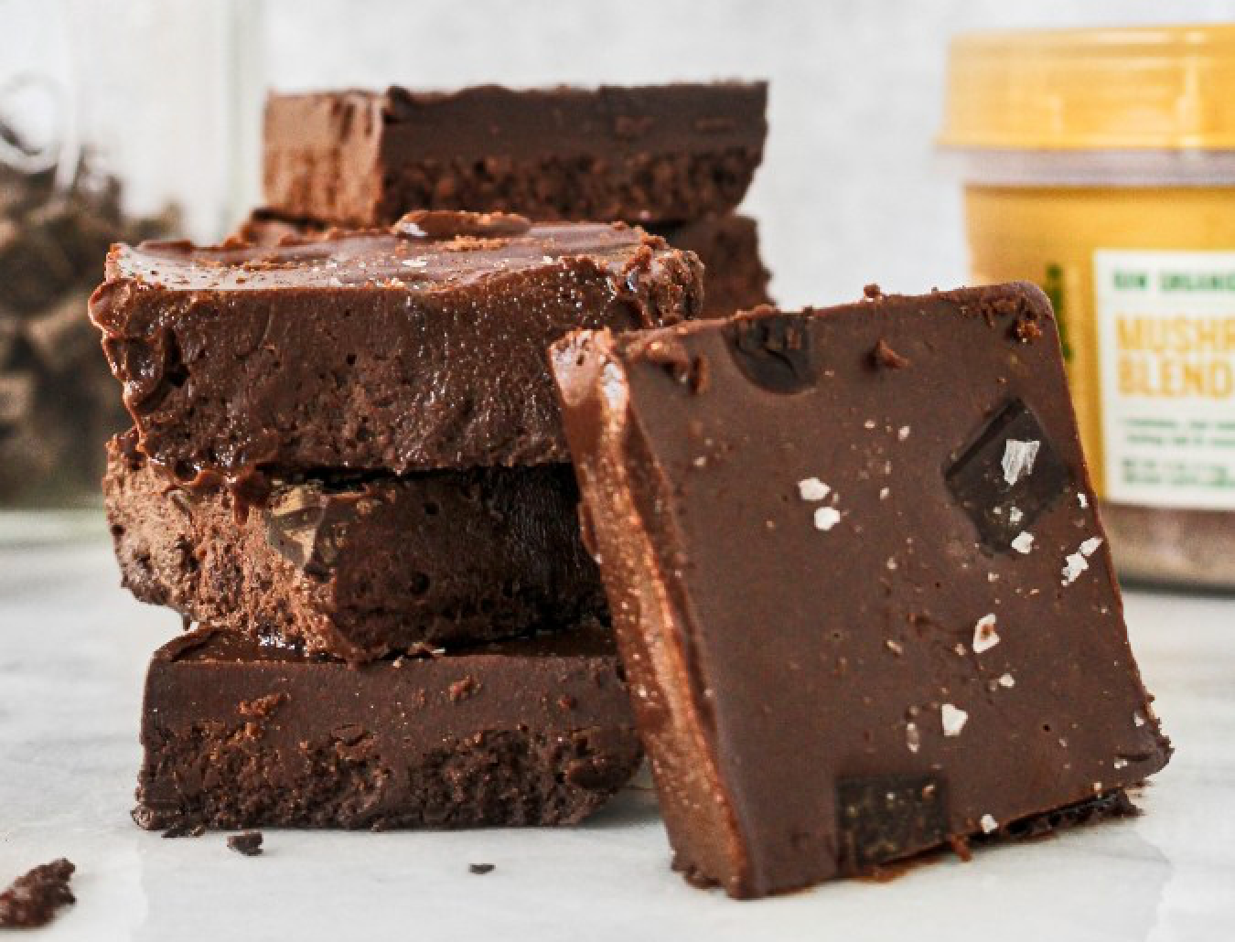Chocolate Immunity Freezer Fudge with Mushroom Blend