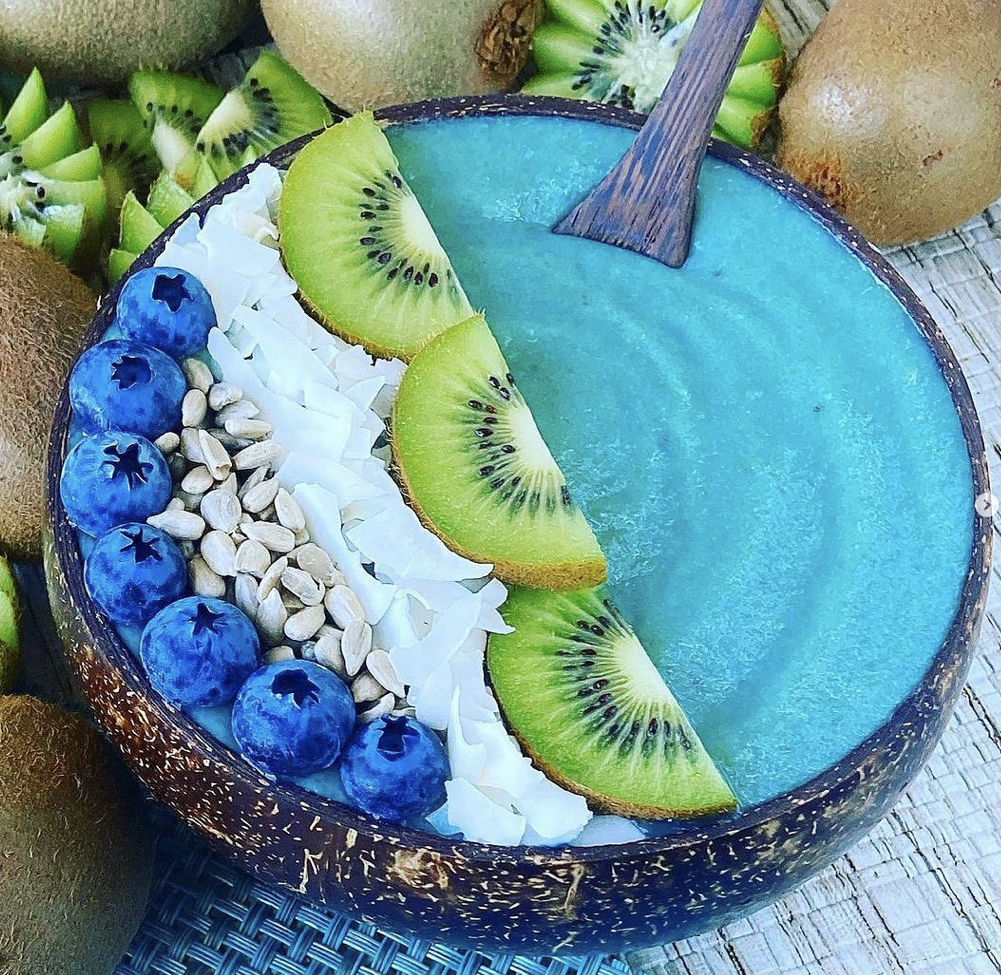 Spirulina and Mushroom Smoothie Bowl