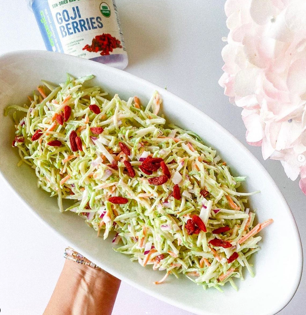 Superfood Broccoli Slaw with Goji Berries