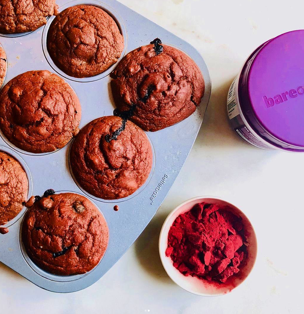 Acai Berry Beet Muffins