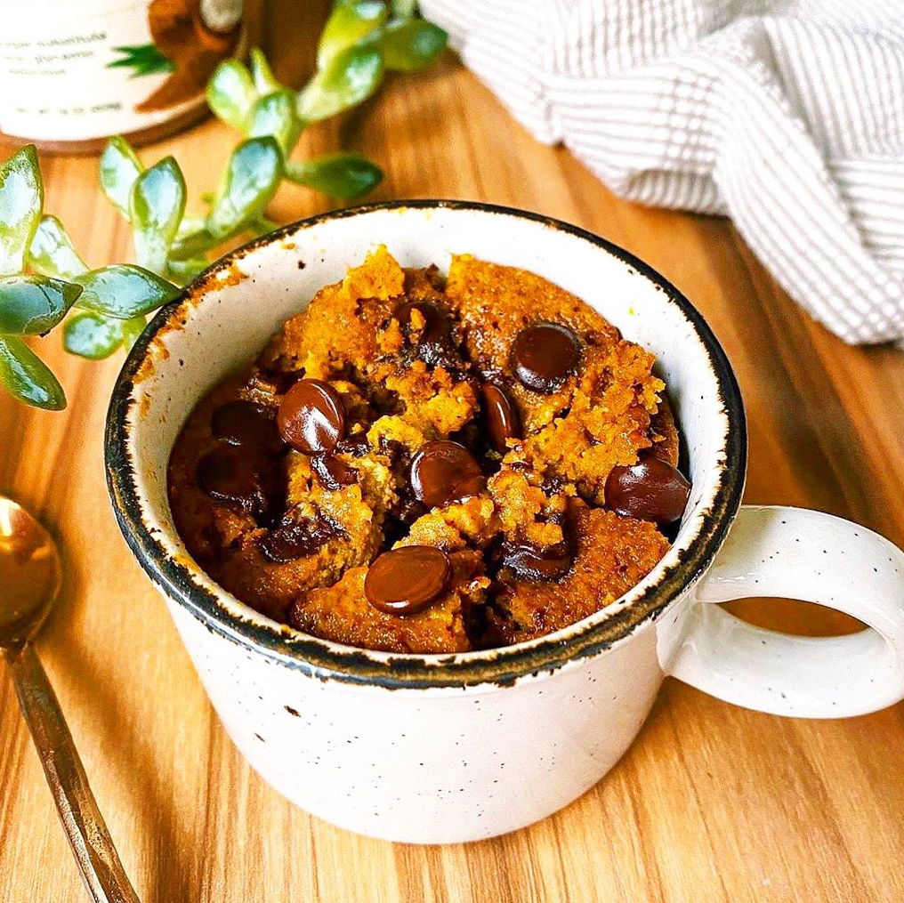 Pumpkin Pie Coconut Palm Sugar Mug Cake