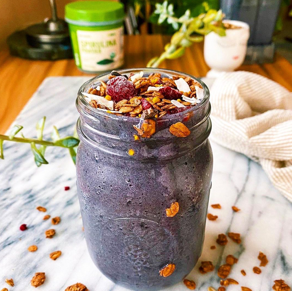 Post-workout Spirulina Smoothie