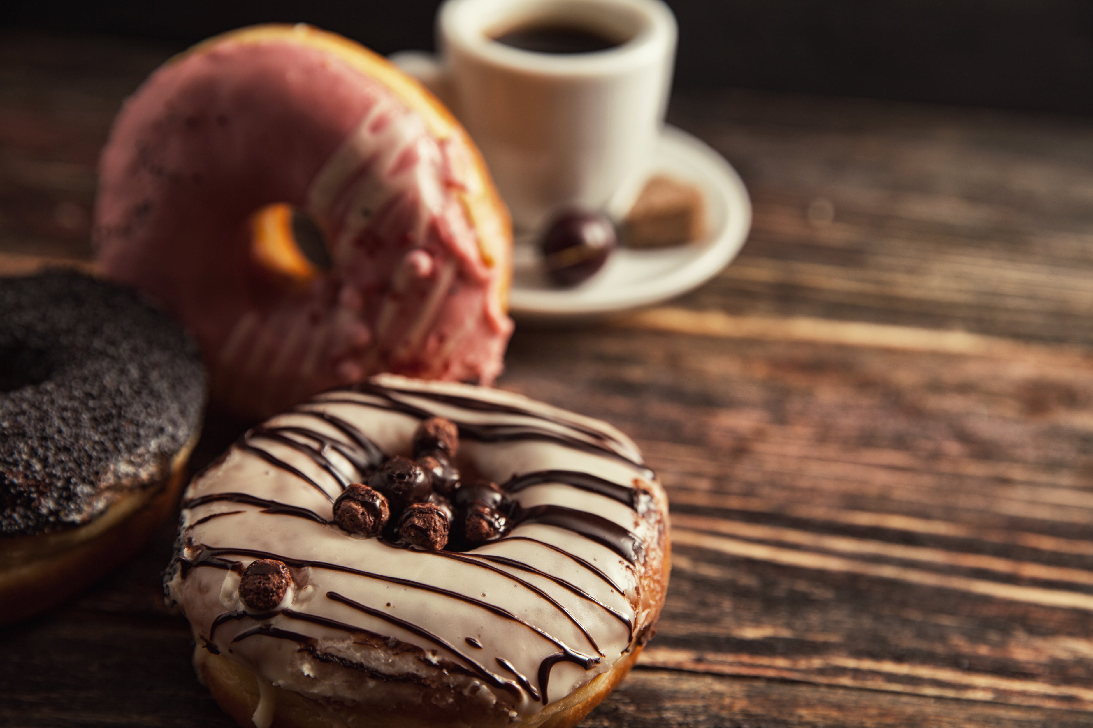 Baked Coffee Mocha Donuts